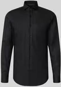 Boss Slim Fit zakelijk overhemd van pure katoen model 'H-Hank-SP'