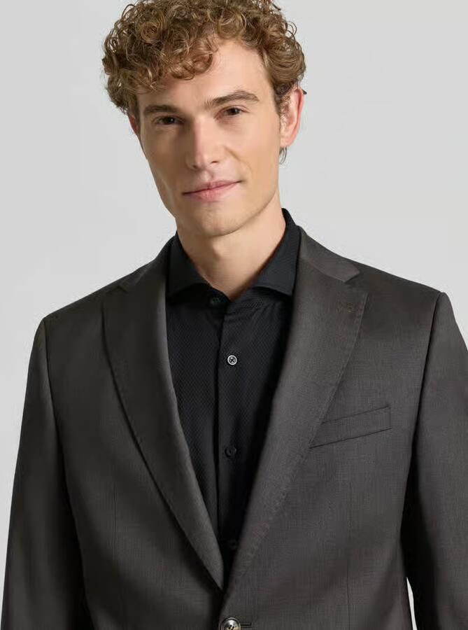 Boss Slim Fit zakelijk overhemd van pure katoen model 'H-Hank-SP' - Foto 2