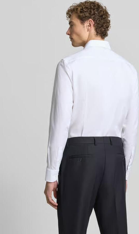 Boss Slim Fit zakelijk overhemd van pure katoen model 'H-Hank-SP' - Foto 3
