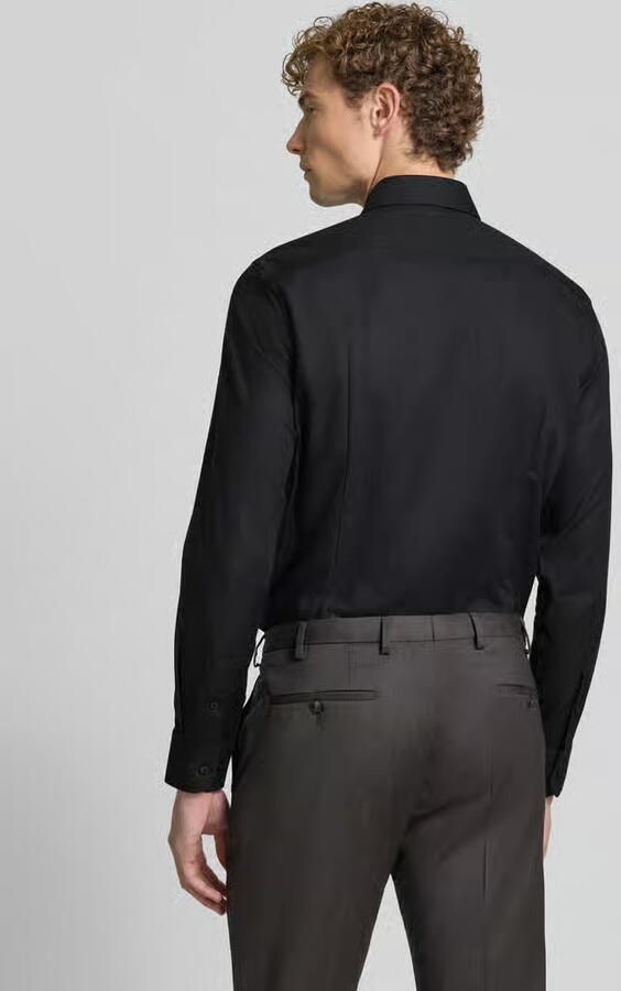 Boss Slim Fit zakelijk overhemd van pure katoen model 'H-Hank-SP' - Foto 2