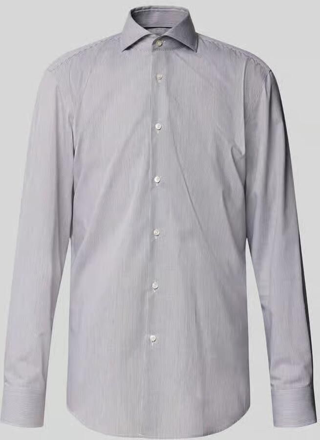 Boss Slim fit zakelijk overhemd van pure katoen model 'HANK'