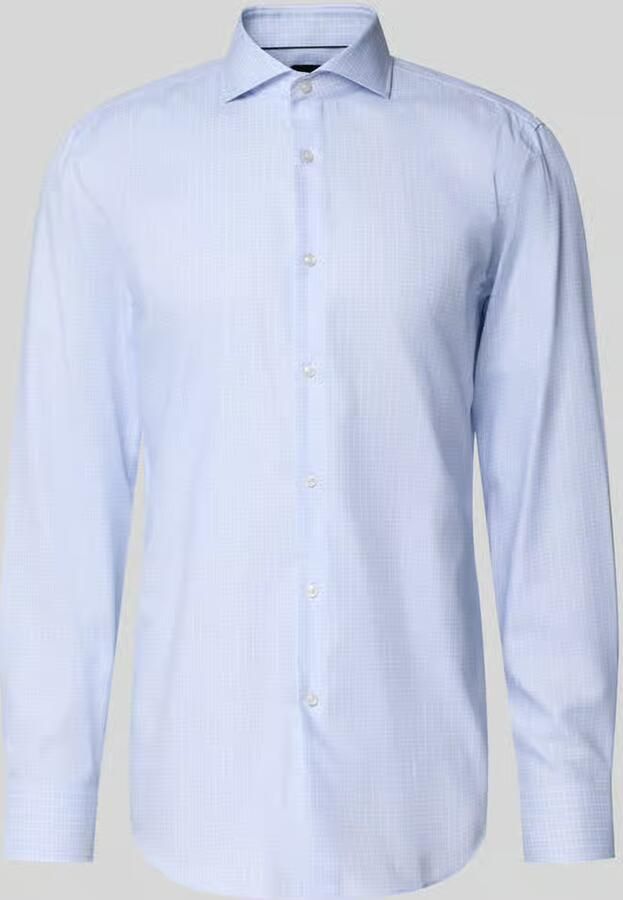 Boss Slim fit zakelijk overhemd van pure katoen model 'HANK'