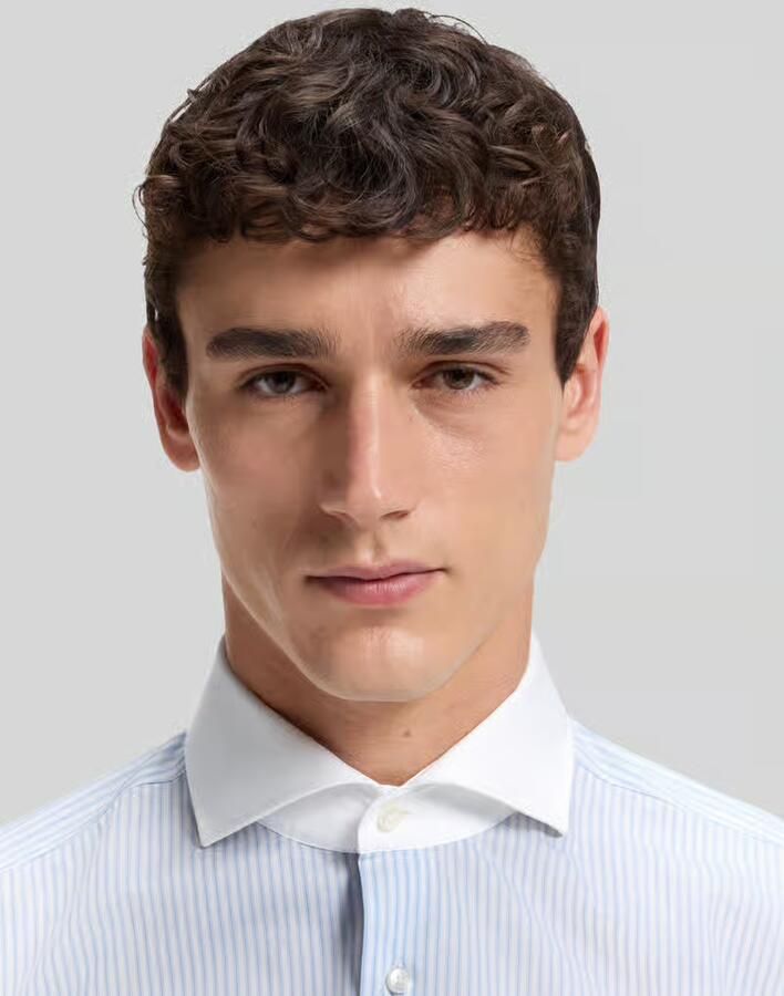 Boss slim fit zakelijk overhemd van puur katoen model 'HANK-SP-B1' - Foto 2