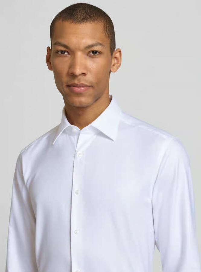 Boss slim fit zakelijk overhemd van puur katoen model 'H-HANK-K'