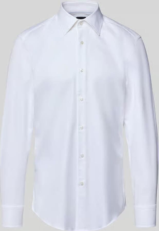 Boss slim fit zakelijk overhemd van puur katoen model 'H-HANK-K' - Foto 3