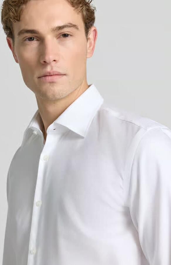 Boss slim fit zakelijk overhemd van puur katoen model 'H-HANK-K' - Foto 4