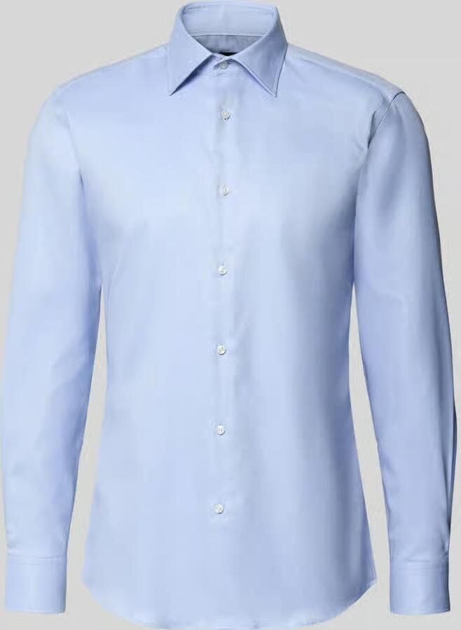 Boss slim fit zakelijk overhemd van puur katoen model 'H-HANK-K' - Foto 4