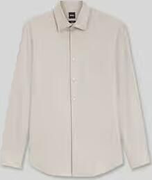 Boss slim fit zakelijk overhemd van puur katoen model 'H-HANK-K'