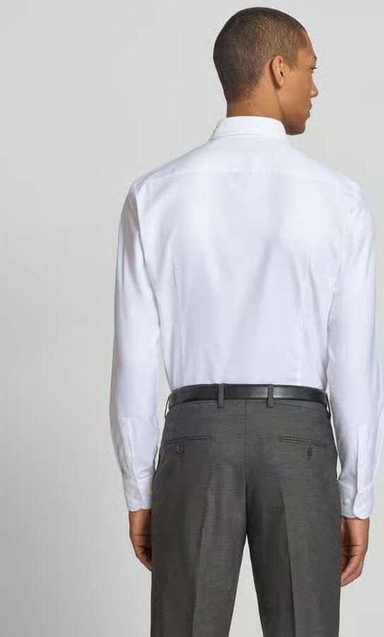 Boss slim fit zakelijk overhemd van puur katoen model 'H-HANK-K' - Foto 4