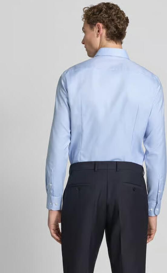 Boss slim fit zakelijk overhemd van puur katoen model 'H-HANK-K' - Foto 5