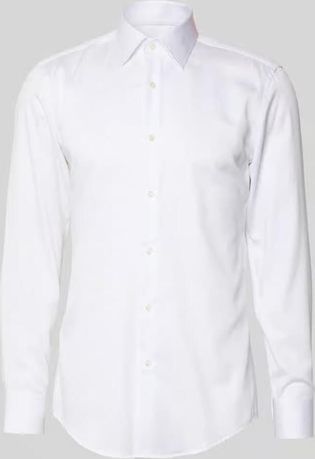 Boss slim fit zakelijk overhemd van puur katoen model 'H-HANK KENT-C1'