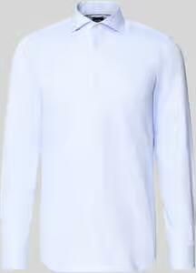 Boss slim fit zakelijk overhemd van puur katoen model 'H-HANK-Sp-B1'