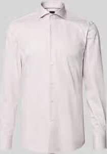 Boss slim fit zakelijk overhemd van puur katoen model 'H-HANK-SP-B1'