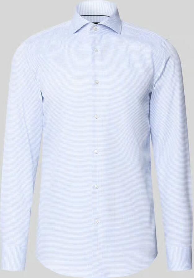 Boss slim fit zakelijk overhemd van puur katoen model 'H-HANK-Sp-B1' - Foto 2