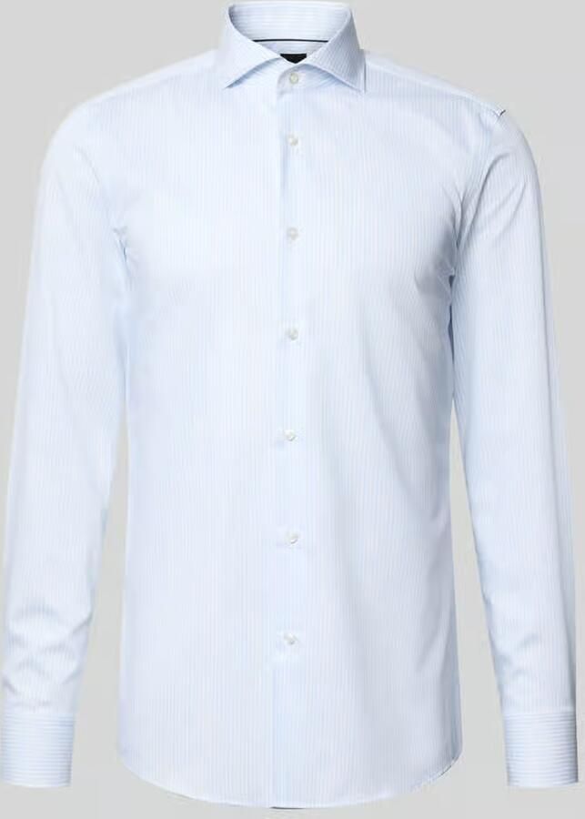 Boss slim fit zakelijk overhemd van puur katoen model 'H-HANK-SP-B1' - Foto 2