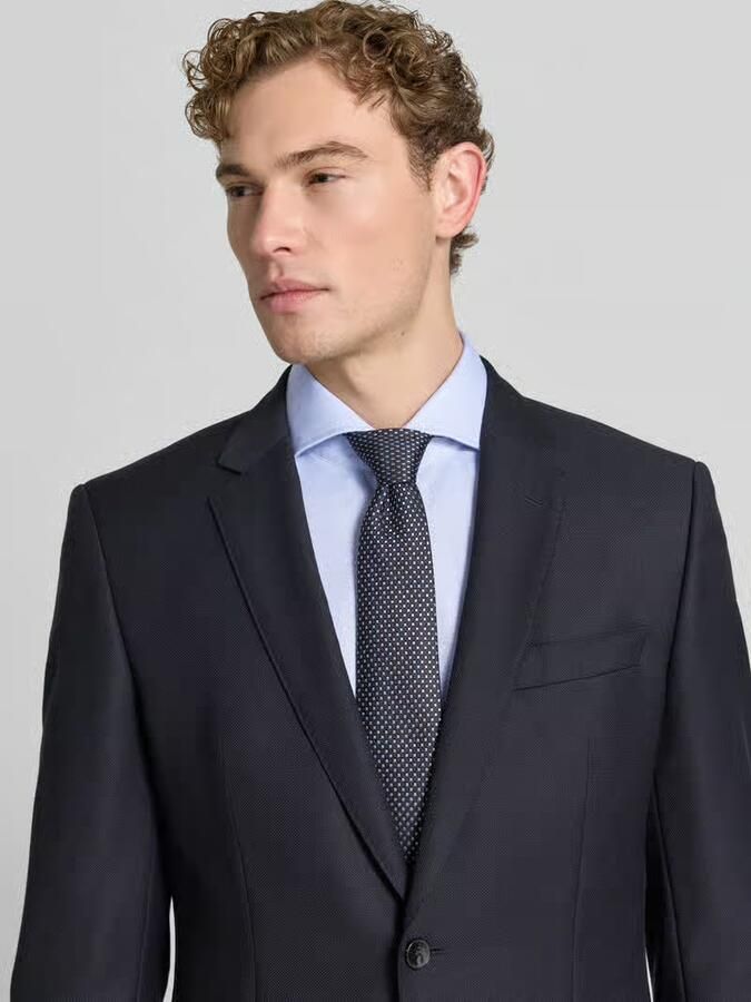 Boss slim fit zakelijk overhemd van puur katoen model 'H-HANK-SP-B1'