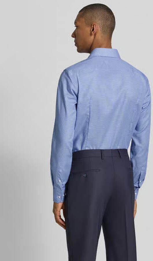 Boss slim fit zakelijk overhemd van puur katoen model 'H-HANK-Sp-B1' - Foto 2