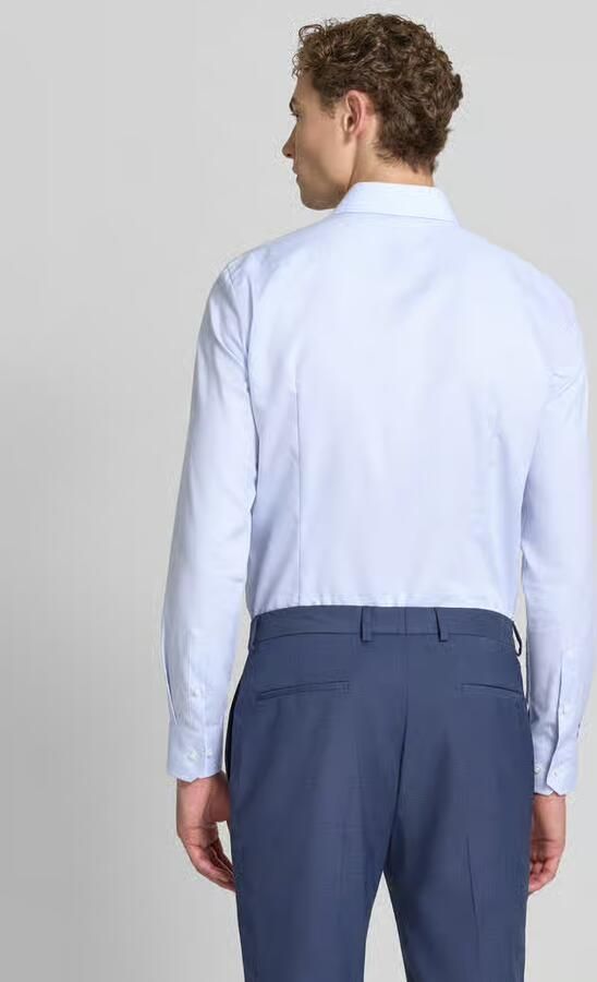 Boss slim fit zakelijk overhemd van puur katoen model 'H-HANK-Sp-B1' - Foto 2