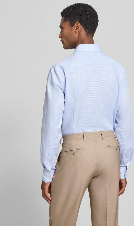 Boss slim fit zakelijk overhemd van puur katoen model 'H-HANK-Sp-B1' - Foto 3