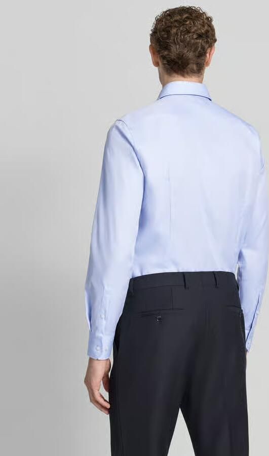 Boss Slim fit zakelijk overhemd van pure katoen model 'H-HANK-SP-B1-C1-263' - Foto 7