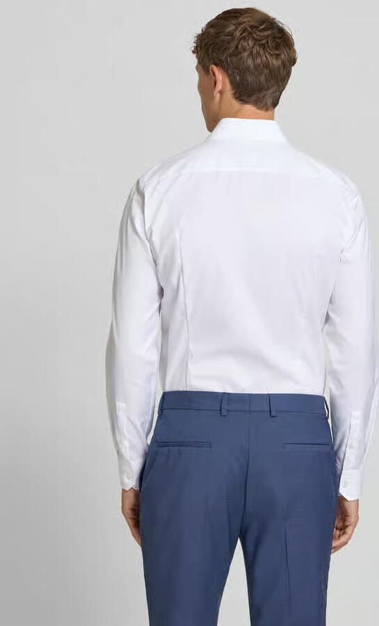 Boss Slim fit zakelijk overhemd van pure katoen model 'H-HANK-SP-B1-C1-263' - Foto 6