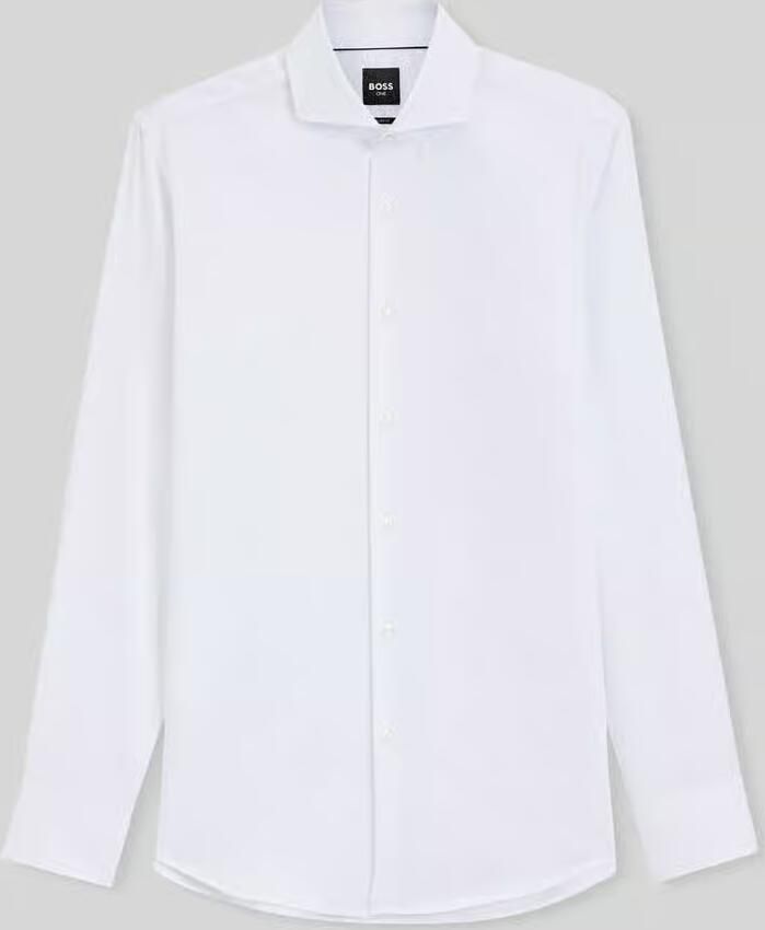 Boss slim fit zakelijk overhemd van puur katoen model 'H-HANK-SP' - Foto 2