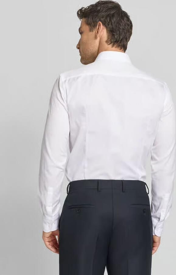 Boss slim fit zakelijk overhemd van puur katoen model 'H-HANK-SP'