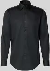 Boss Slim fit zakelijk overhemd van puur katoen model 'HANK'