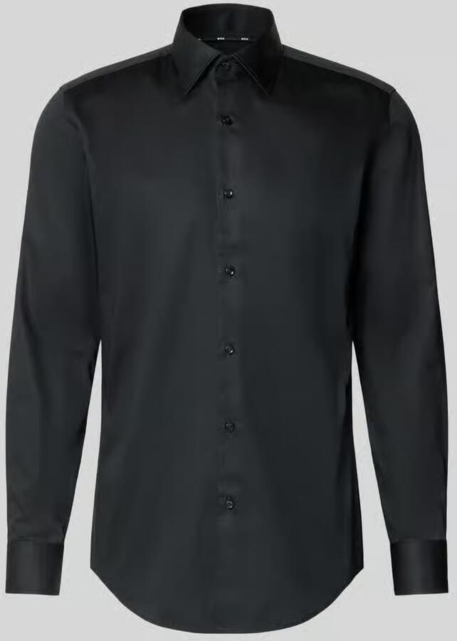 Boss Slim fit zakelijk overhemd van puur katoen model 'HANK'