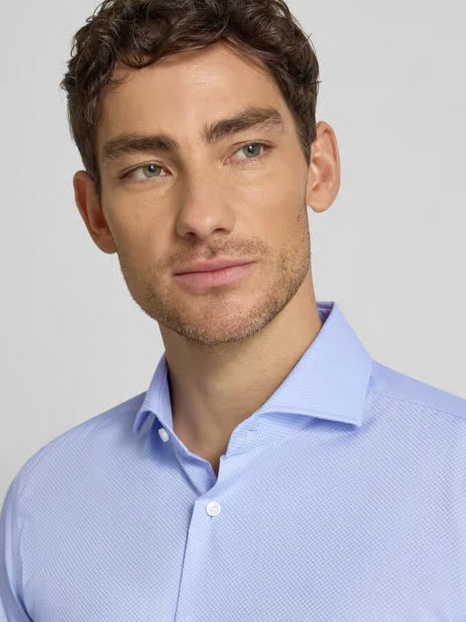 Boss Slim fit zakelijk overhemd van puur katoen model 'HANK' - Foto 2