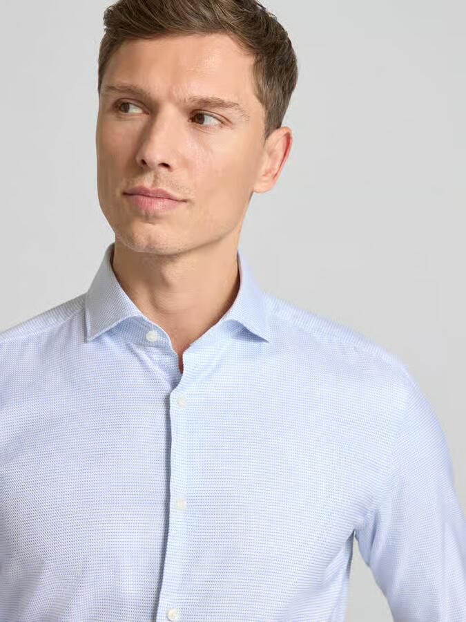 Boss Slim fit zakelijk overhemd van puur katoen model 'HANK' - Foto 2