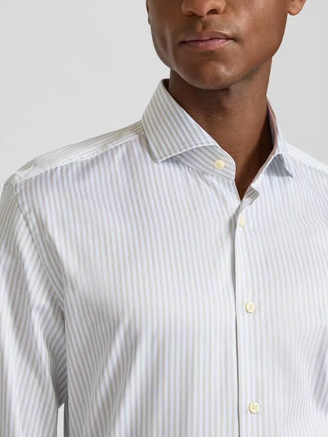 Boss Slim fit zakelijk overhemd van puur katoen model 'HANK' - Foto 2