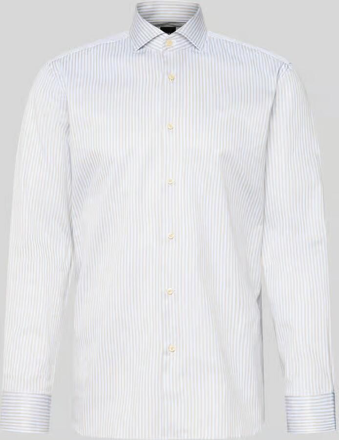 Boss Slim fit zakelijk overhemd van puur katoen model 'HANK'