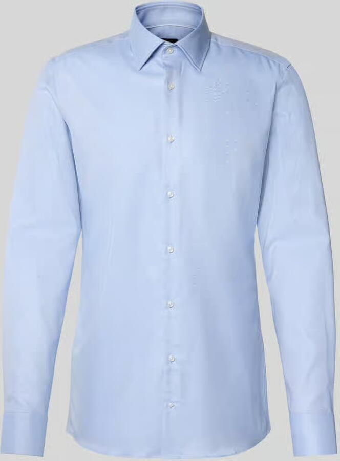 Boss slim fit zakelijk overhemd van puur katoen model 'H-HANK-K' - Foto 3