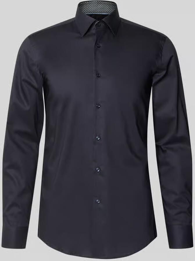 Boss slim fit zakelijk overhemd van puur katoen model 'HANK' - Foto 2
