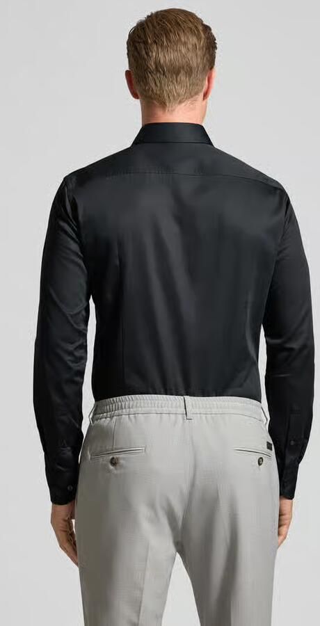 Boss Slim fit zakelijk overhemd van puur katoen model 'HANK' - Foto 3