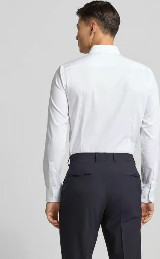 Boss Slim fit zakelijk overhemd van puur katoen model 'HANK'