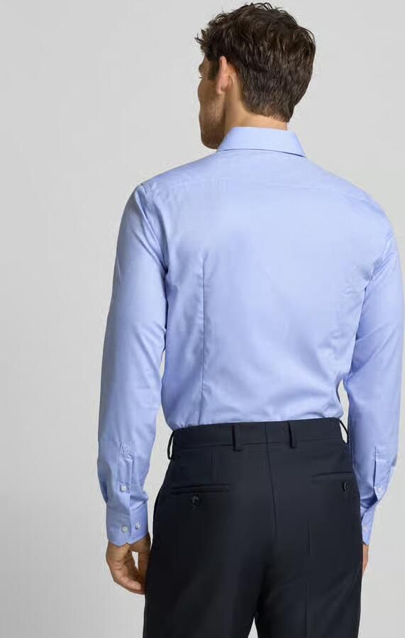 Boss Slim fit zakelijk overhemd van puur katoen model 'HANK' - Foto 4