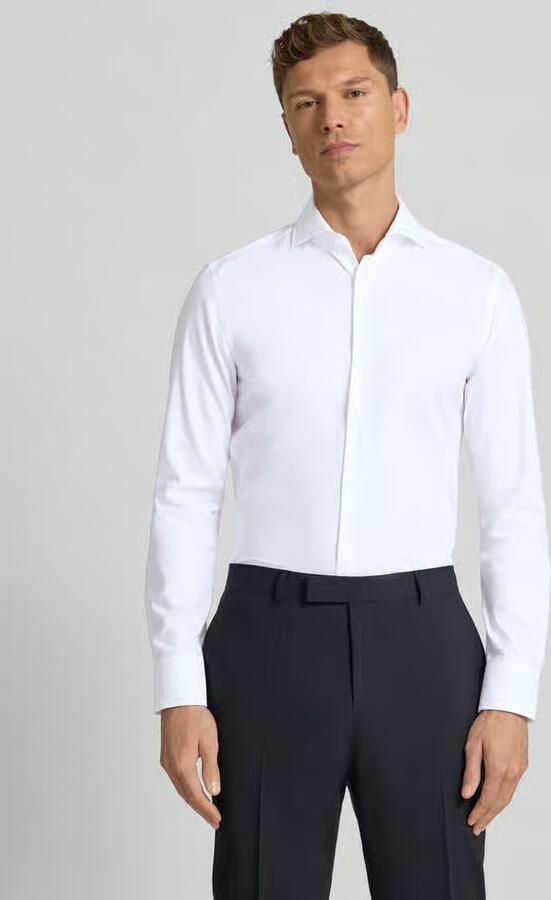 Boss Slim fit zakelijk overhemd van puur katoen model 'HANK' - Foto 3
