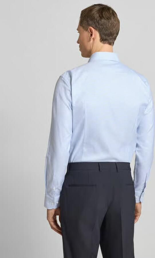 Boss slim fit zakelijk overhemd van puur katoen model 'HANK'