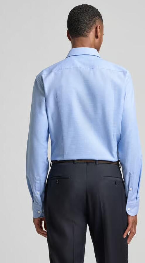 Boss slim fit zakelijk overhemd van puur katoen model 'HANK' - Foto 3