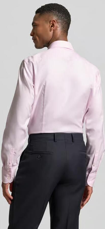 Boss slim fit zakelijk overhemd van puur katoen model 'HANK' - Foto 3