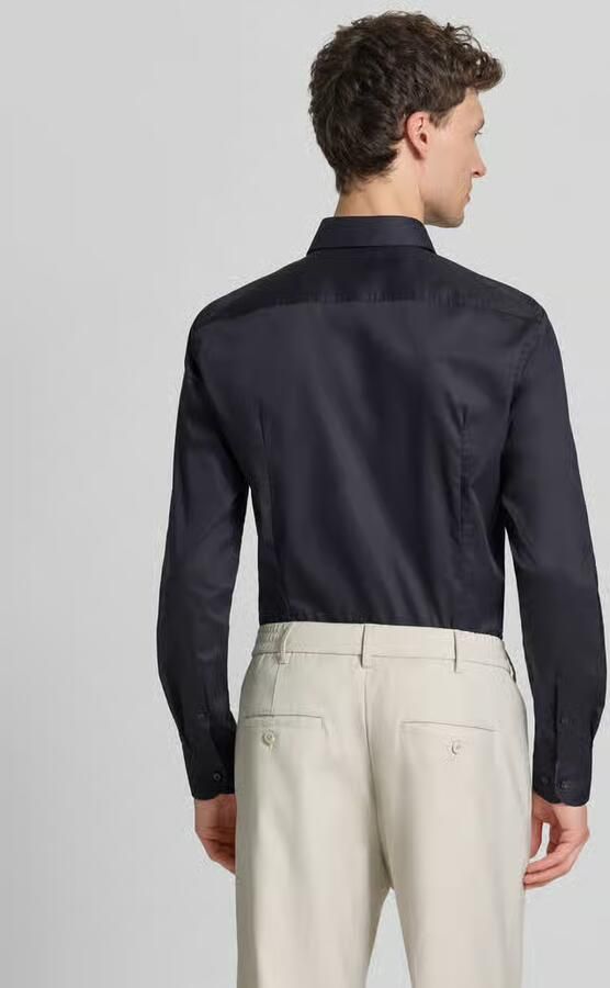 Boss slim fit zakelijk overhemd van puur katoen model 'HANK' - Foto 2