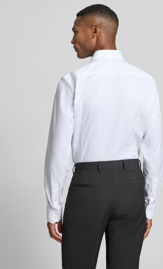 Boss Slim fit zakelijk overhemd van puur katoen model 'HANK'