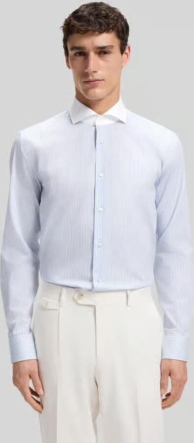 Boss slim fit zakelijk overhemd van puur katoen model 'HANK-SP-B1' - Foto 5