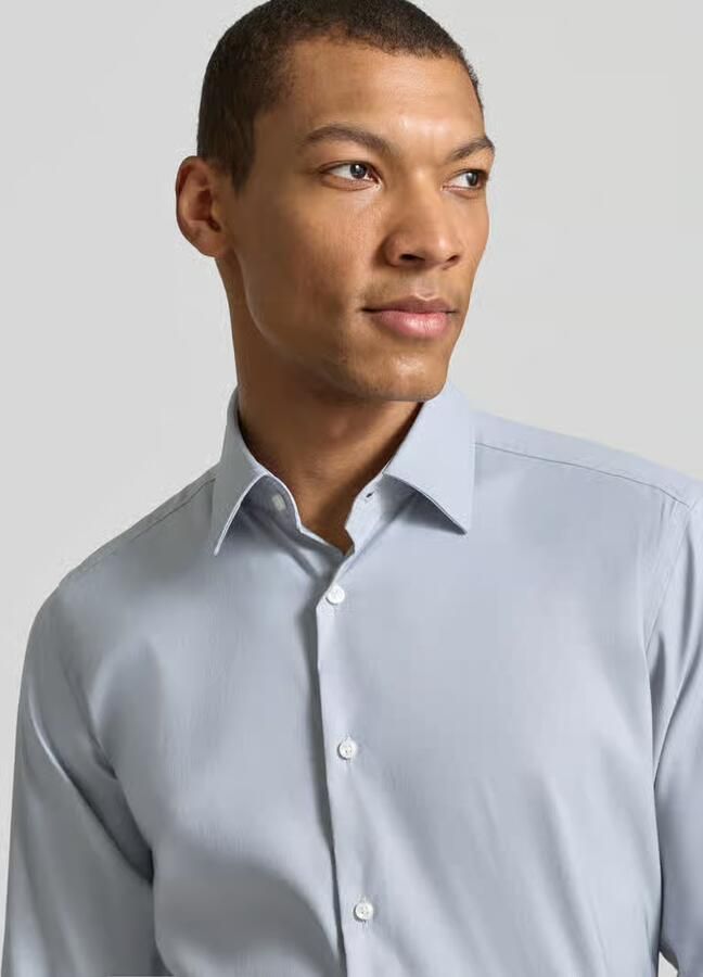 Boss Slim fit zakelijk overhemd van stretch model 'P-HANK-SPREAD-C1-222' - Foto 2