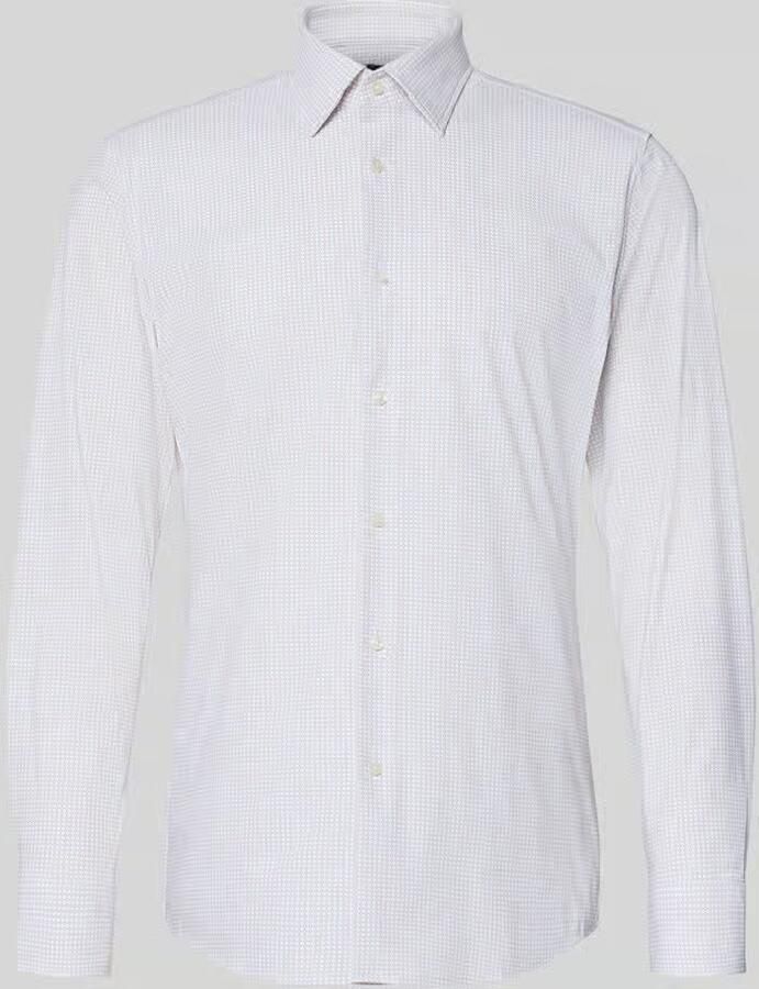 Boss slim fit zakelijk overhemd van super-stretch jersey model 'P-HANK' - Foto 2