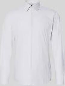 Boss slim fit zakelijk overhemd van super-stretch jersey model 'P-HANK'