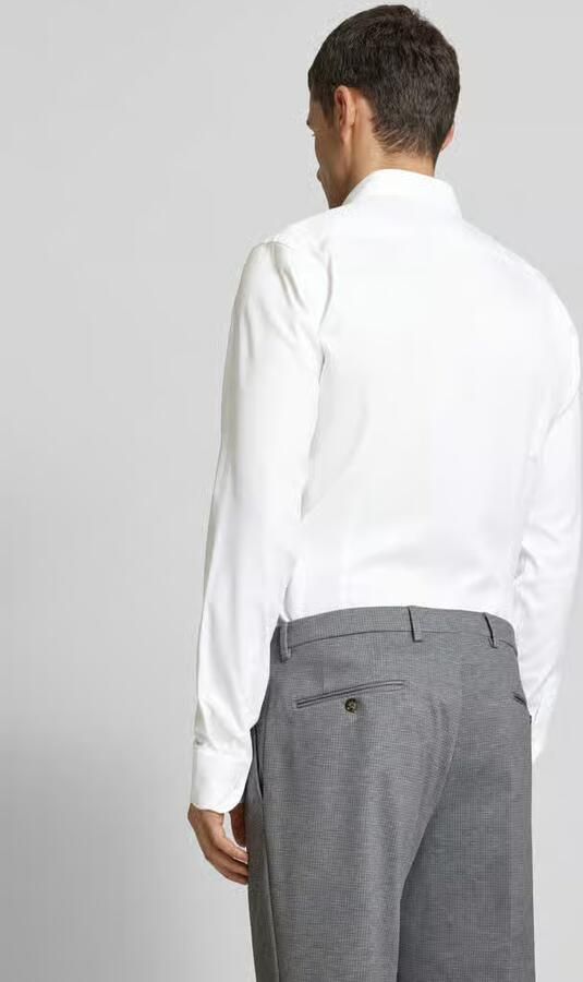 Boss Slim fit zakelijk overhemd van twill