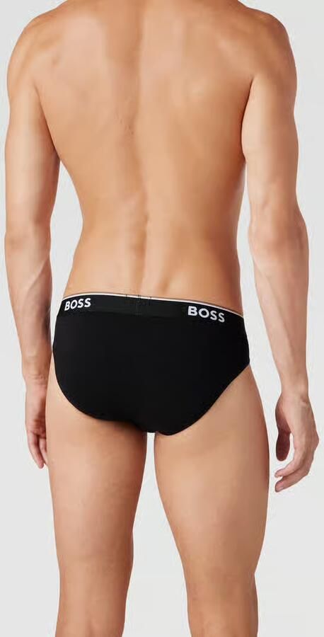 Hugo Boss 3-Pack Katoenen Briefs met Logotailleband Multicolor Heren - Foto 11